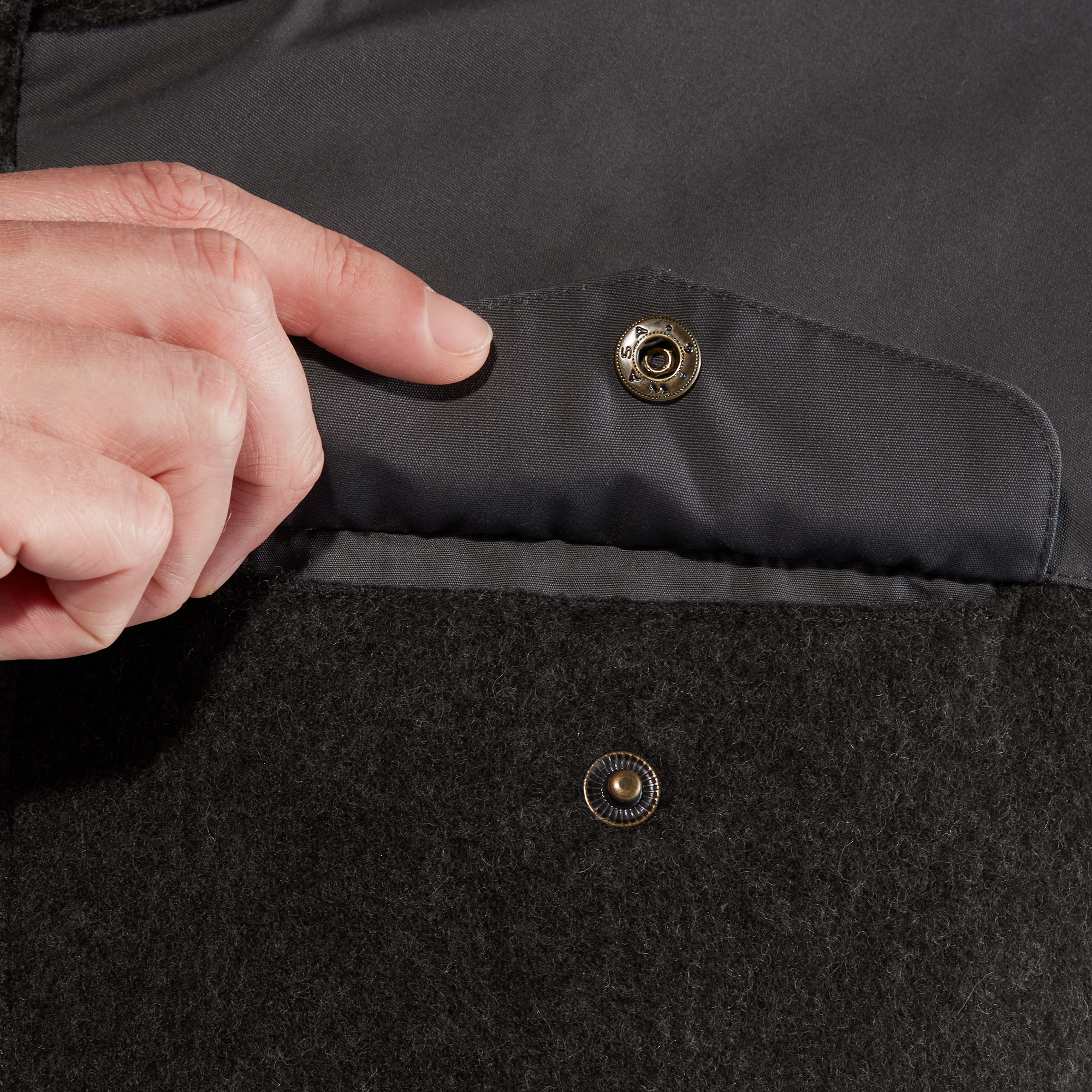 Canada Wool Padded Jacket M