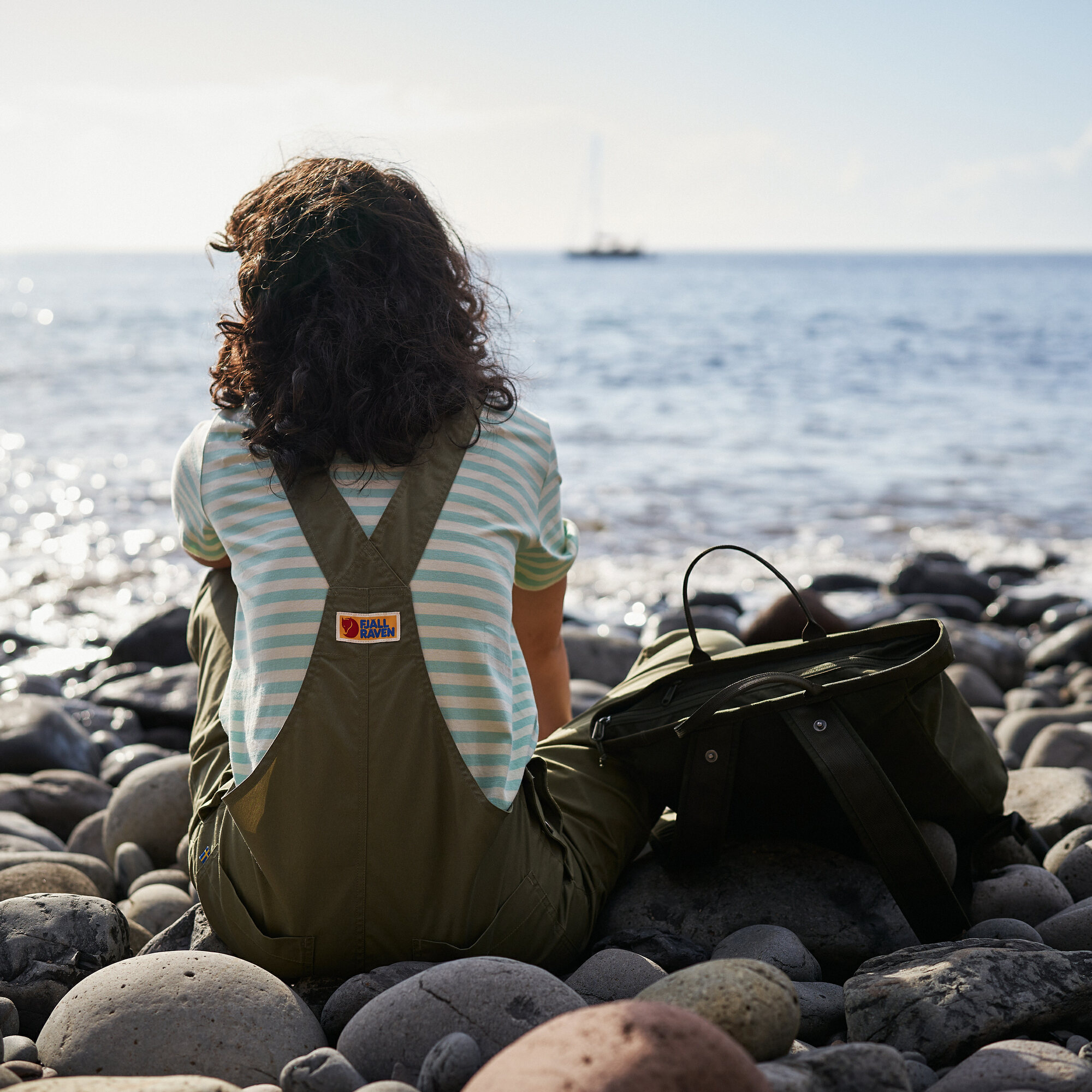 Art Striped T-shirt W