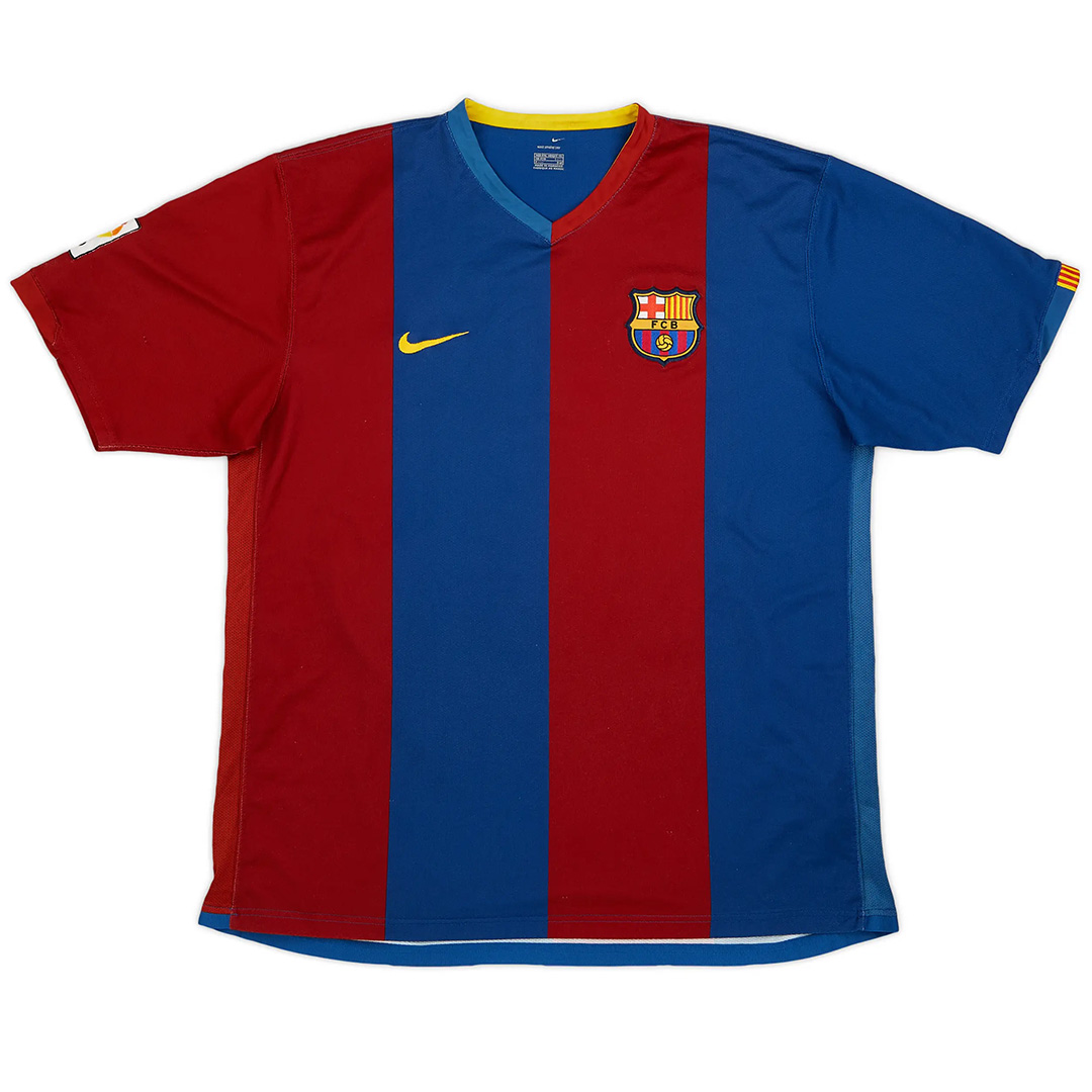 MESSI #19 Retro Barcelona Home Jersey 2006/07