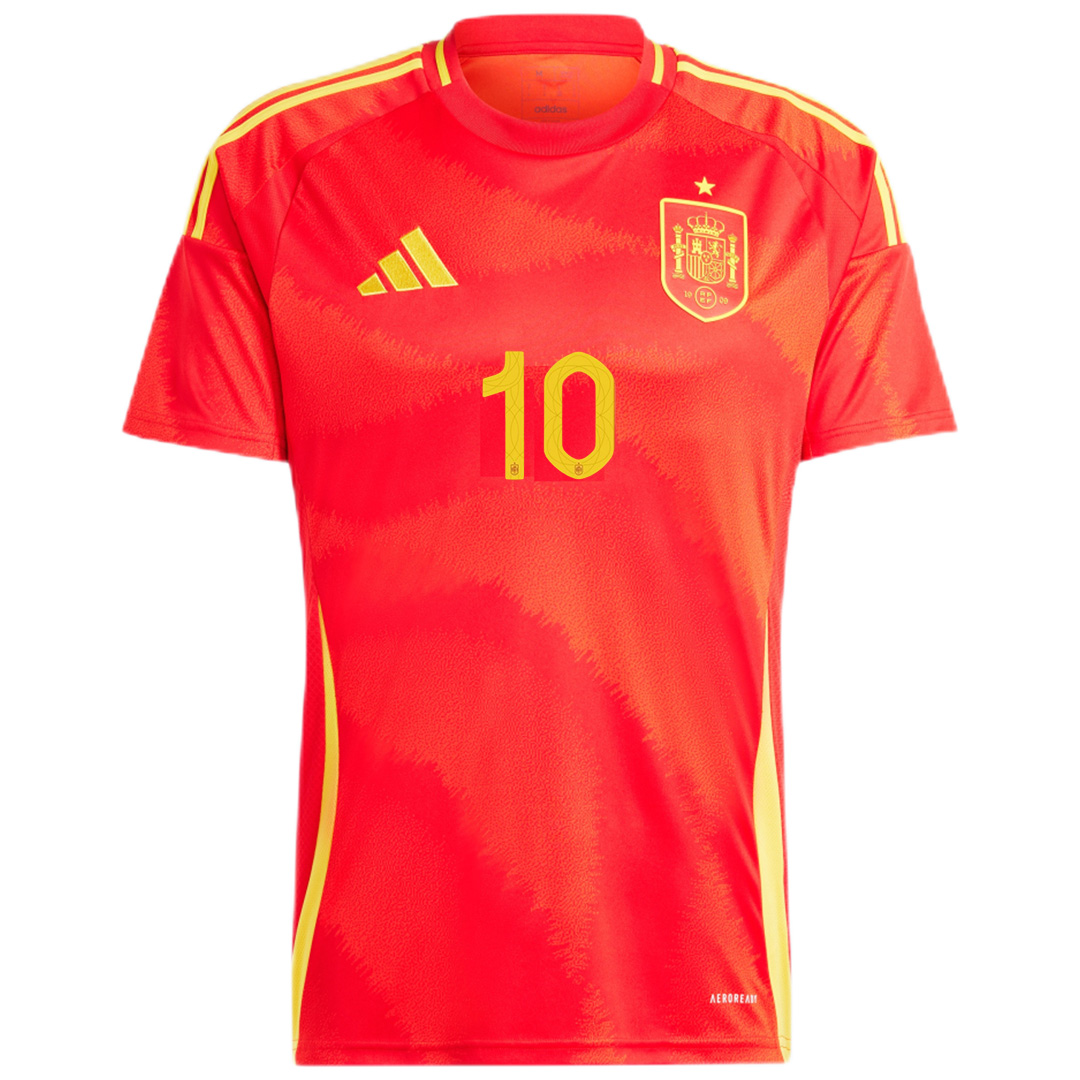 LAMINE YAMAL #10 Spain Home Jersey Euro - [Super Replica]