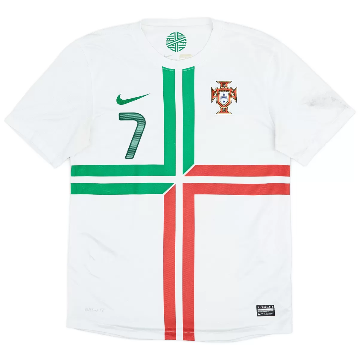 Ronaldo #7 Retro Portugal Away Jersey 2012