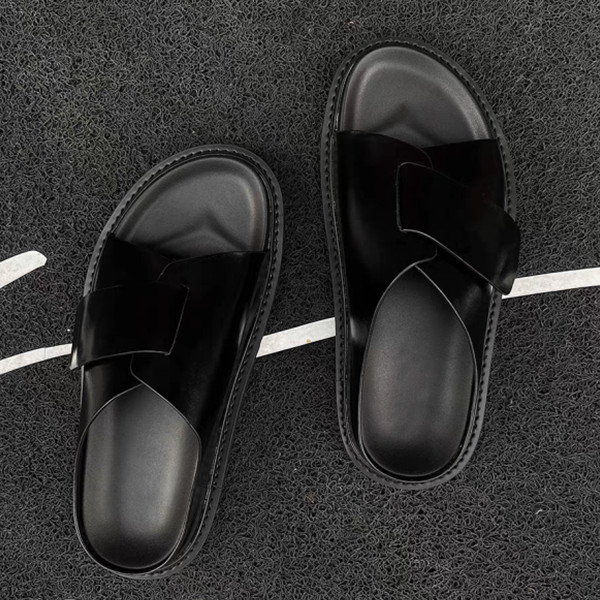 Men's Genuine Leather Slippers