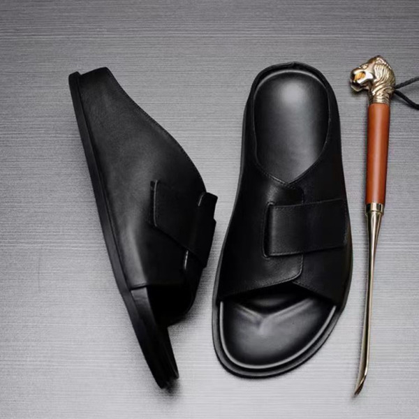Men's Genuine Leather Slippers