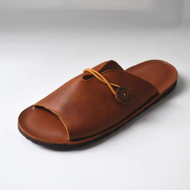 Women's vintage flat slippers