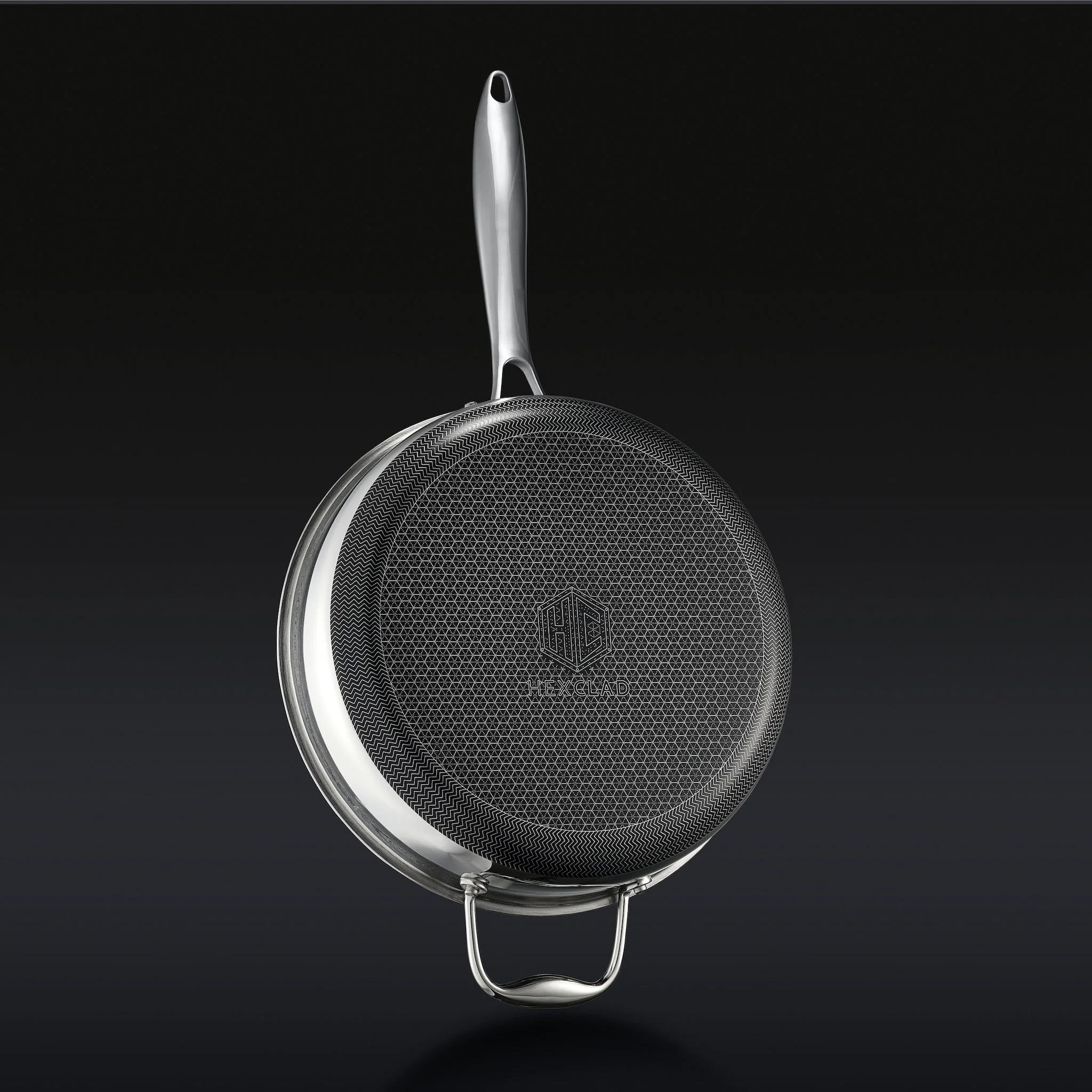 Hybrid Deep Sauté Pan with Lid, 3.3-Qt