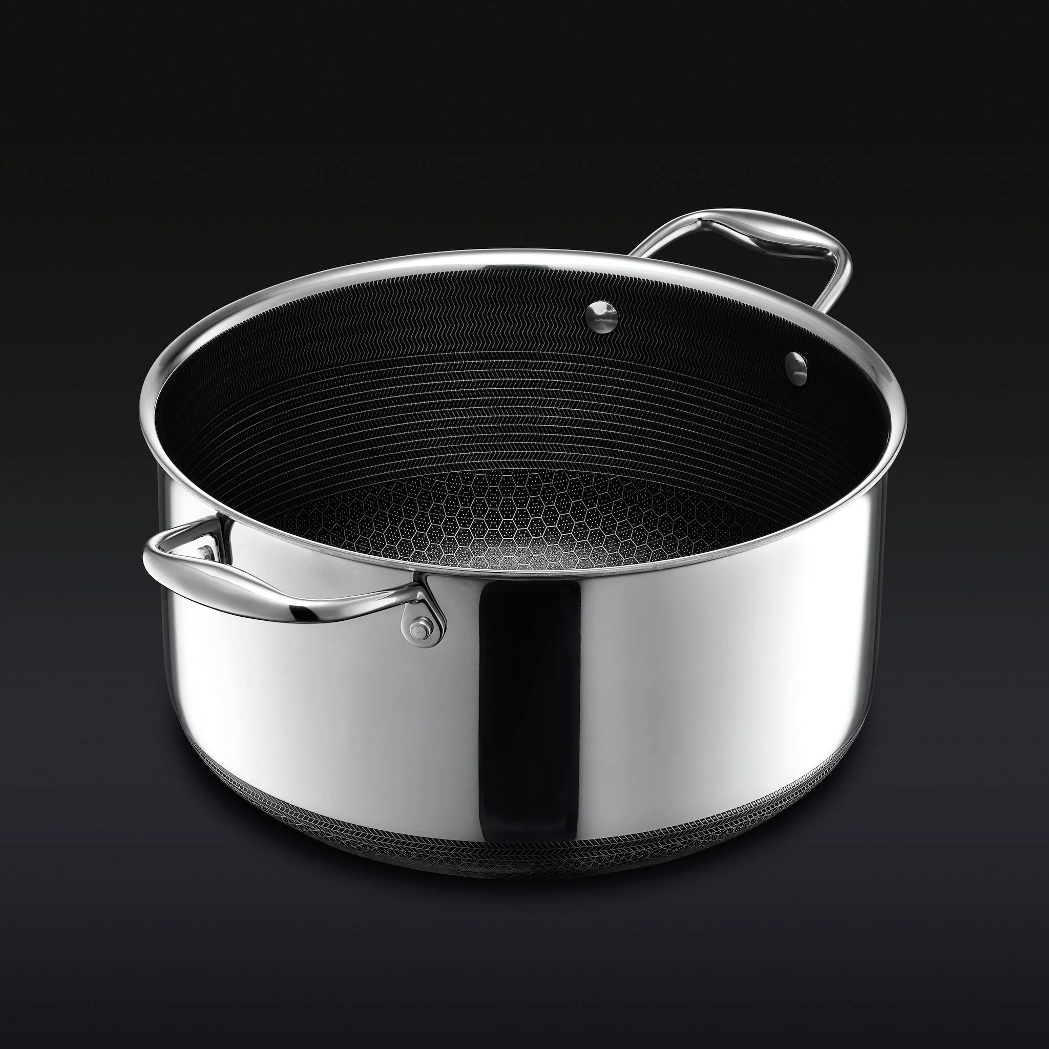 Hybrid Stock Pot With Lid, 8-Qt