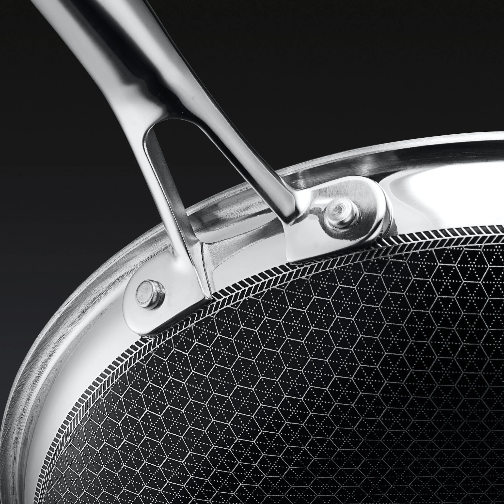 Hybrid Fry Pan Set With Lids, 6-pc