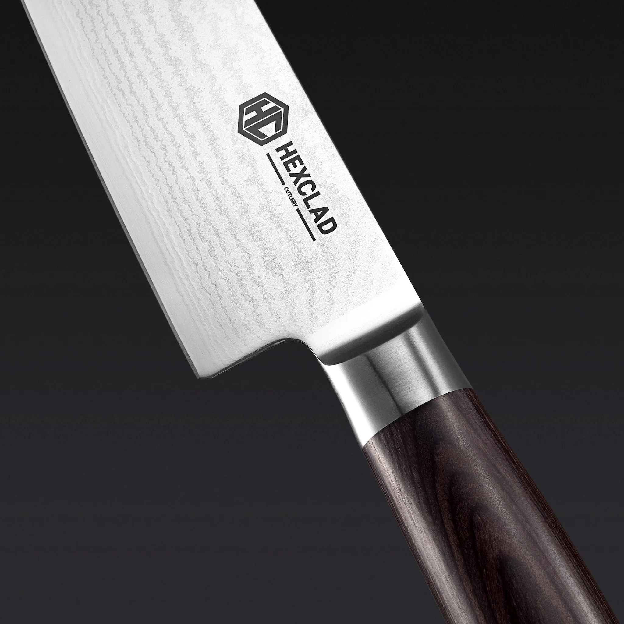 Damascus Steel Knife Set, 6-pc (Espresso)