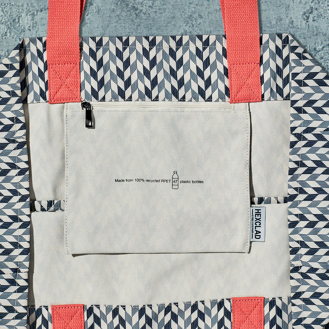 The Everything Everywhere Bag (Chevron-Slate)