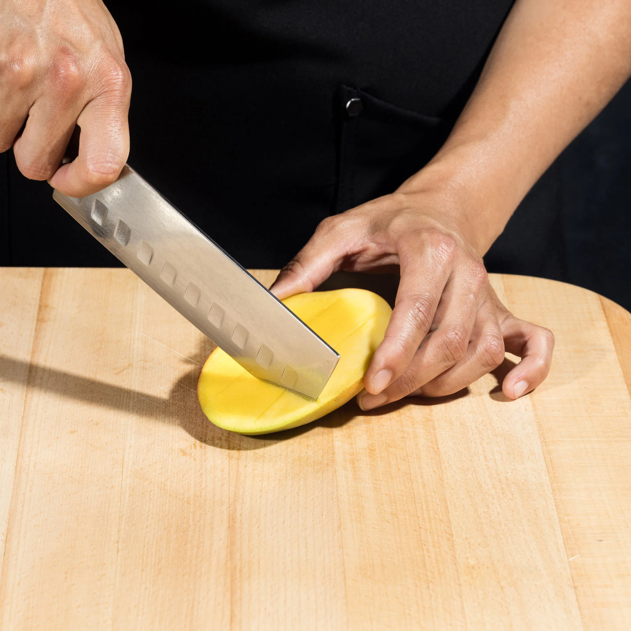 Damascus Steel Nakiri Knife, 6.5