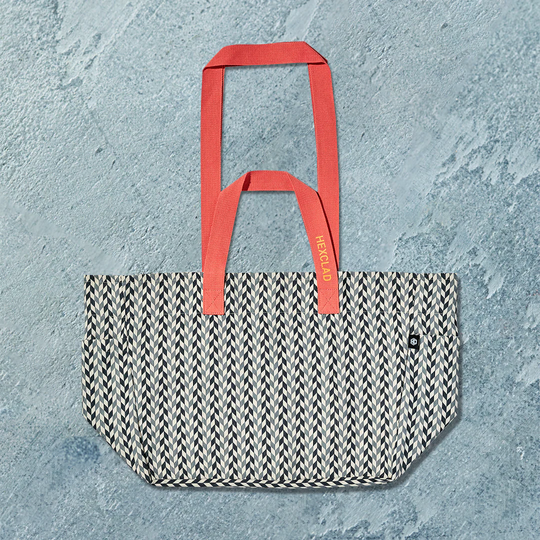 The Everything Everywhere Bag (Chevron-Slate)