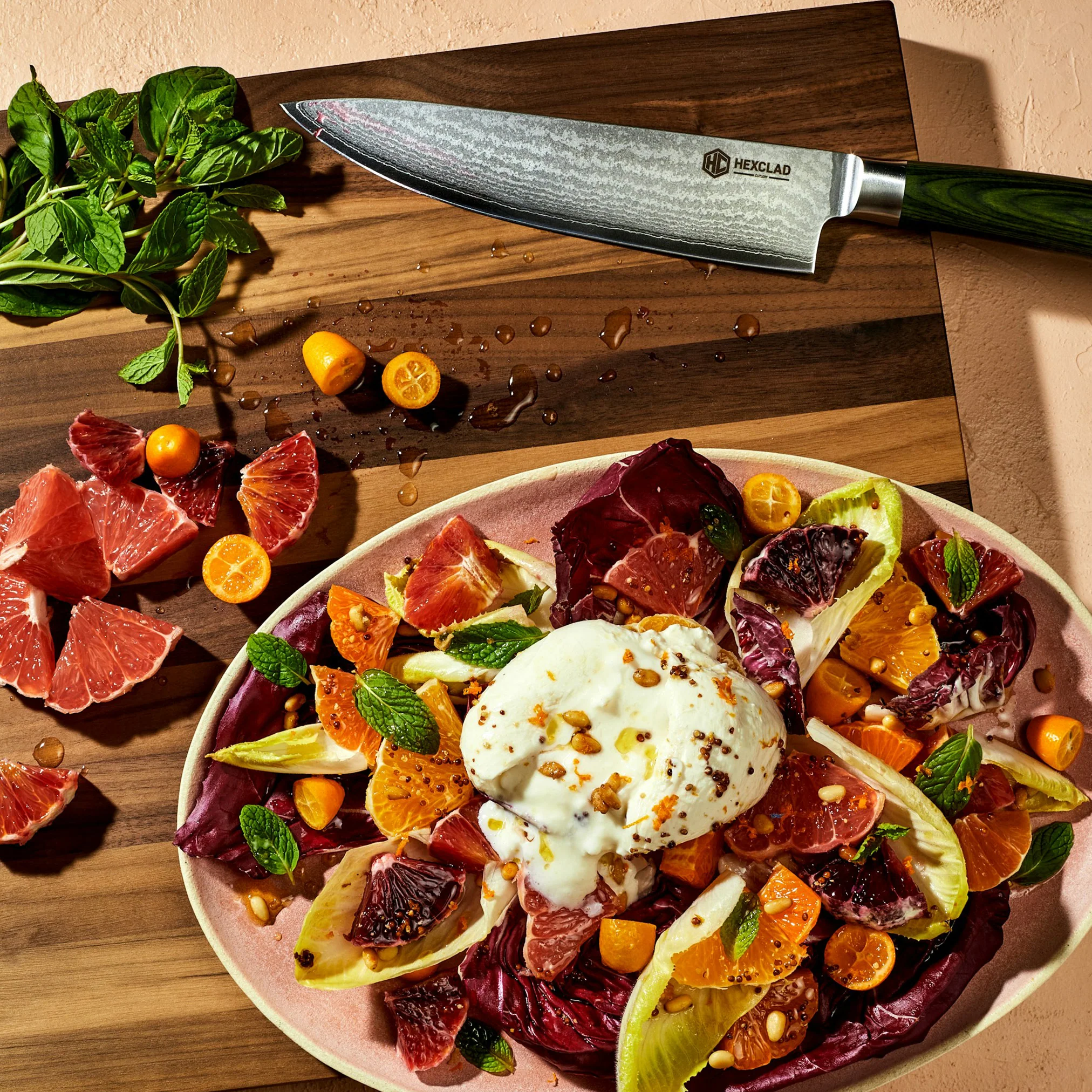 Damascus Steel Chef's Knife, 8