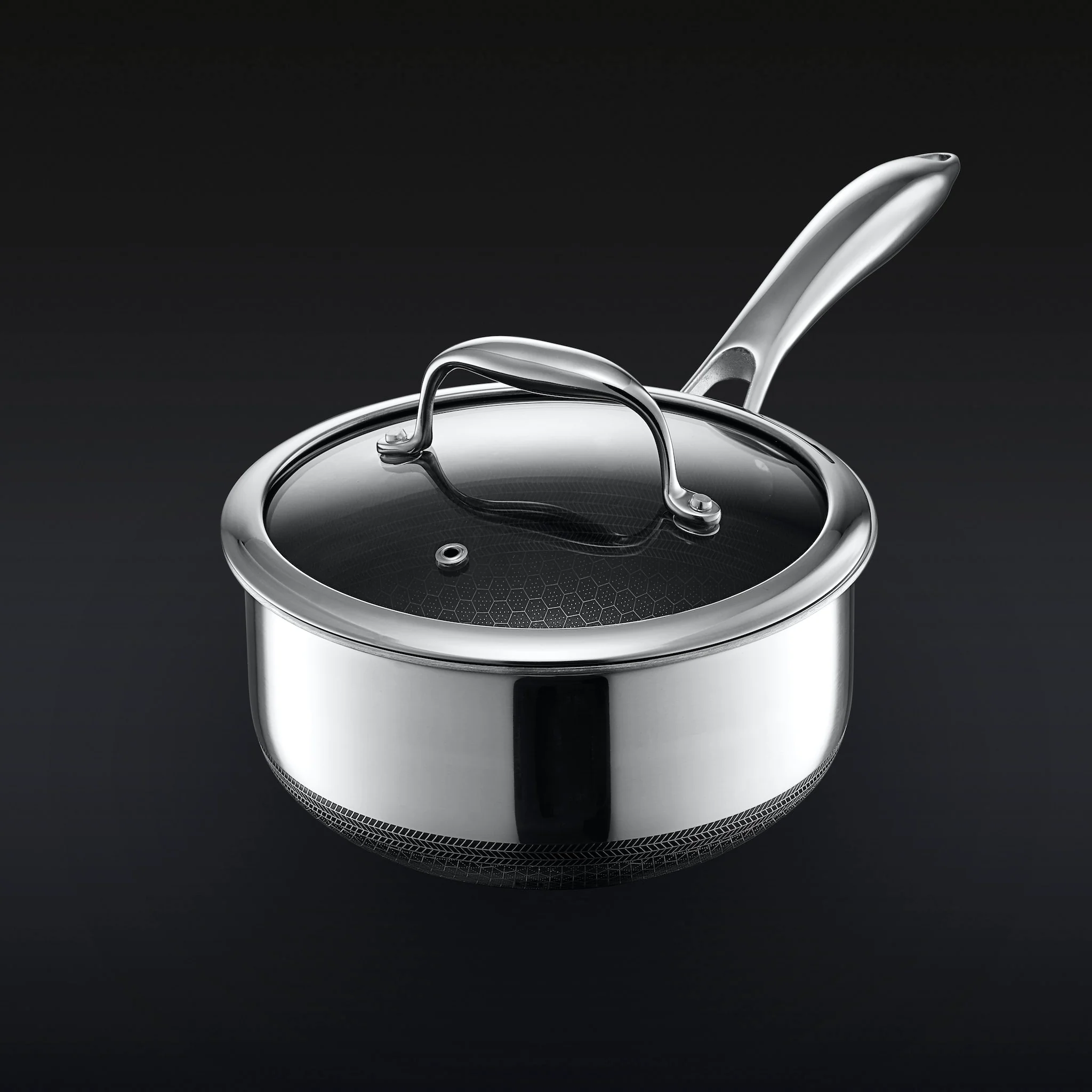 Hybrid Saucepan With Lid, 2-Qt