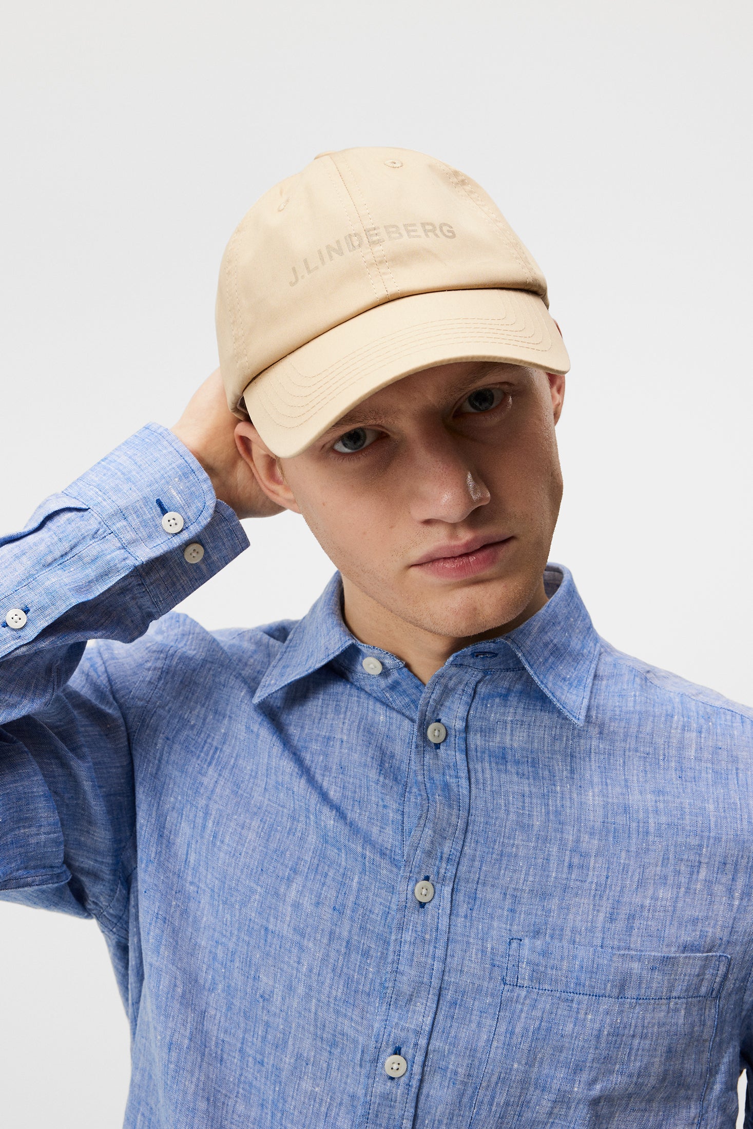 Elijah Cotton logo Cap / Safari Beige