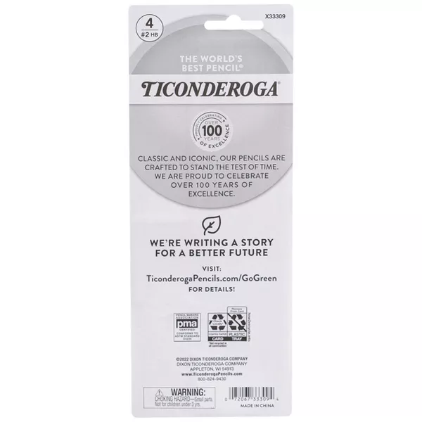 Ticonderoga 4ct My First Pencil
