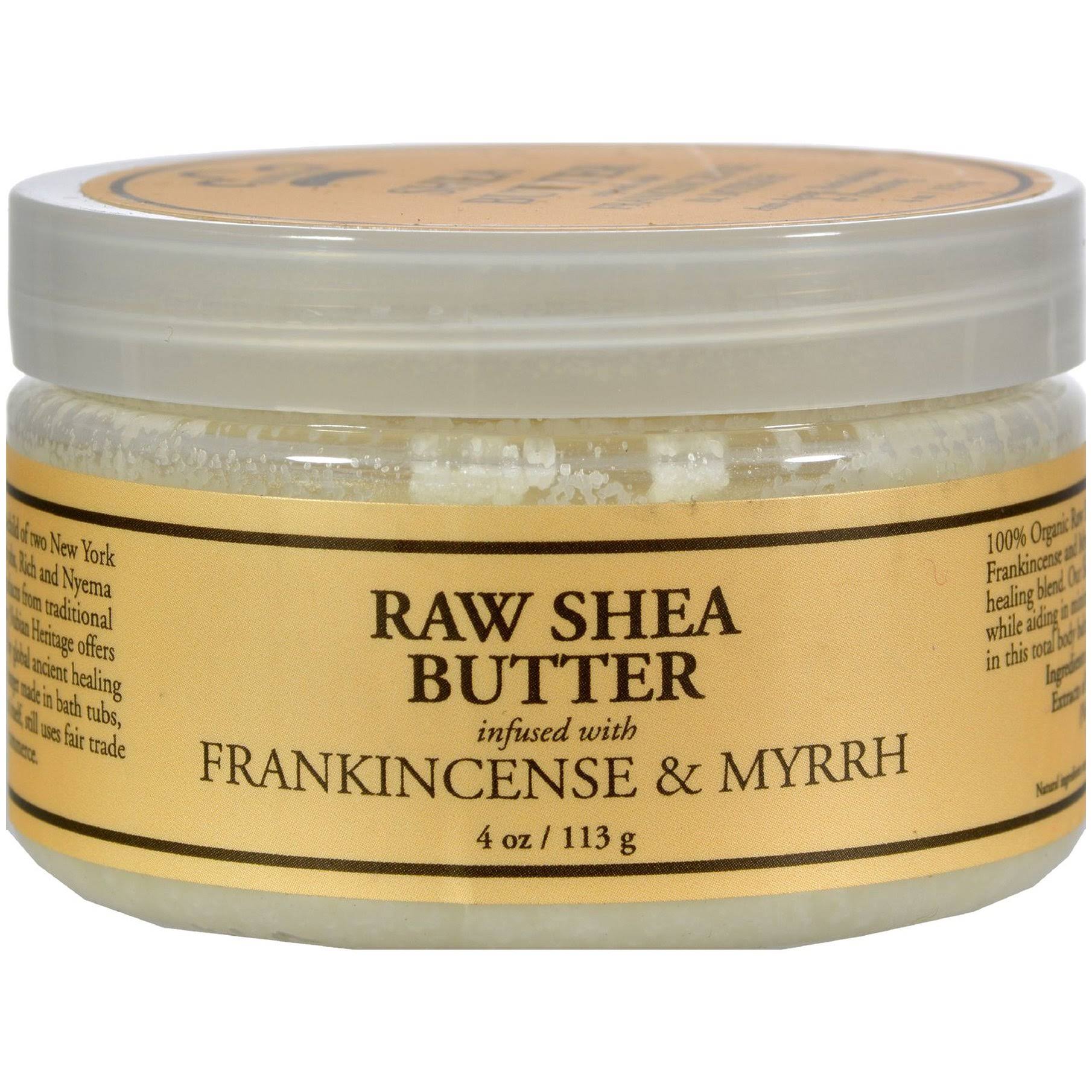 Raw Shea Butter Infused With Frankincense Myrrh 4 Oz