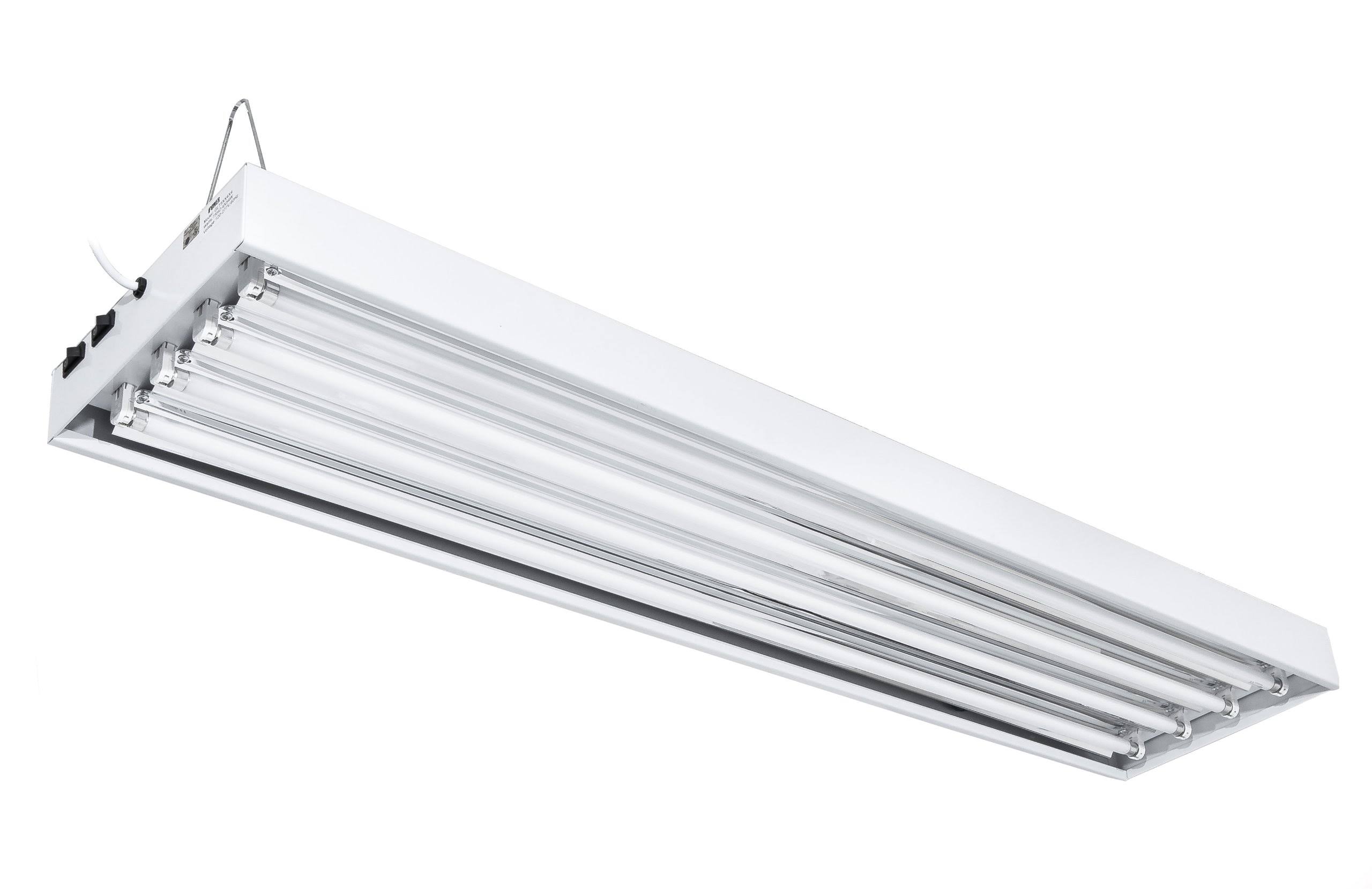 iPower T5 4Feet 4 Lamp 6400K Fluorescent HO Tube Grow Light Fixture