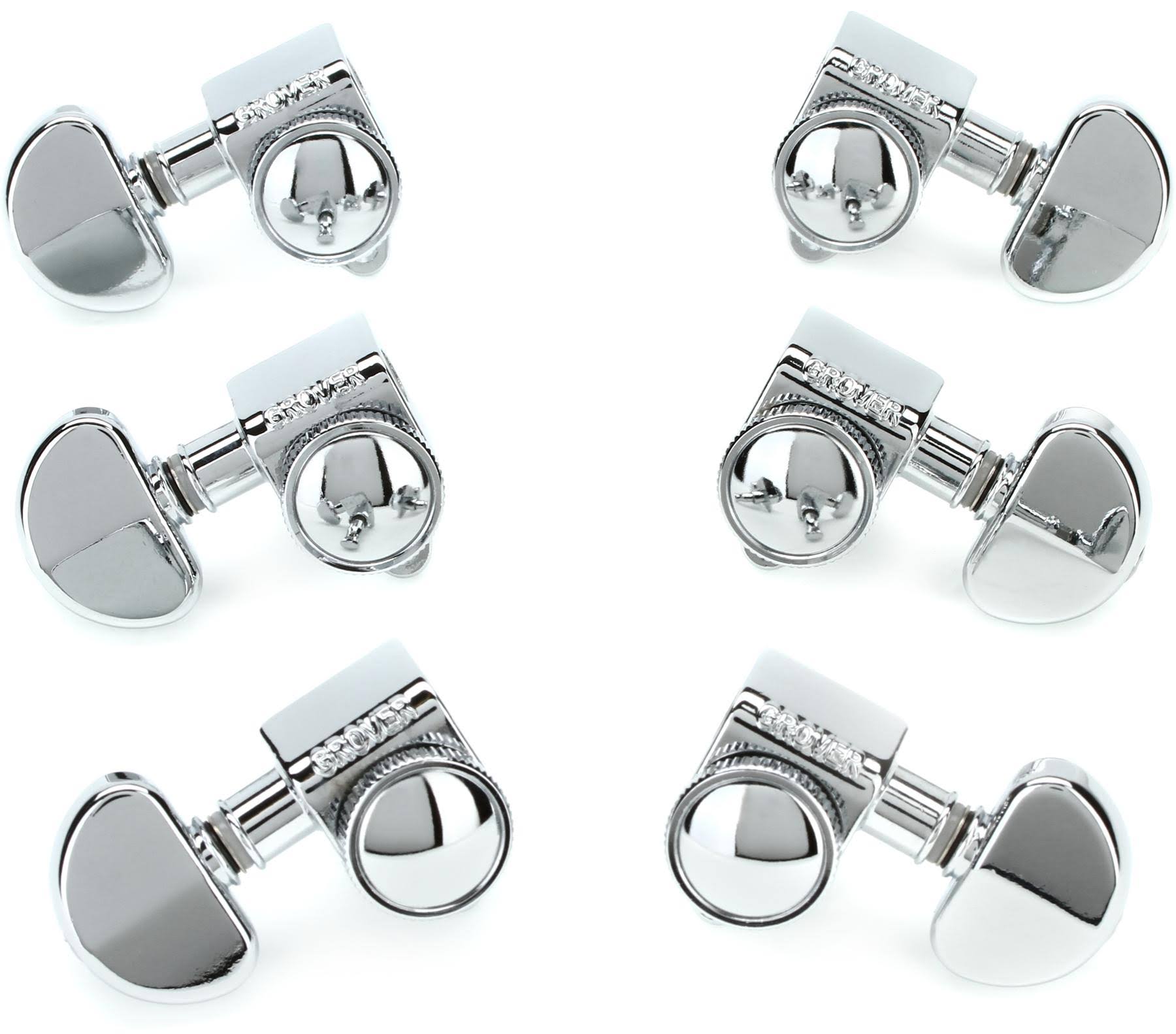 Grover Rotomatic Rotogrip Chrome Locking Tuners