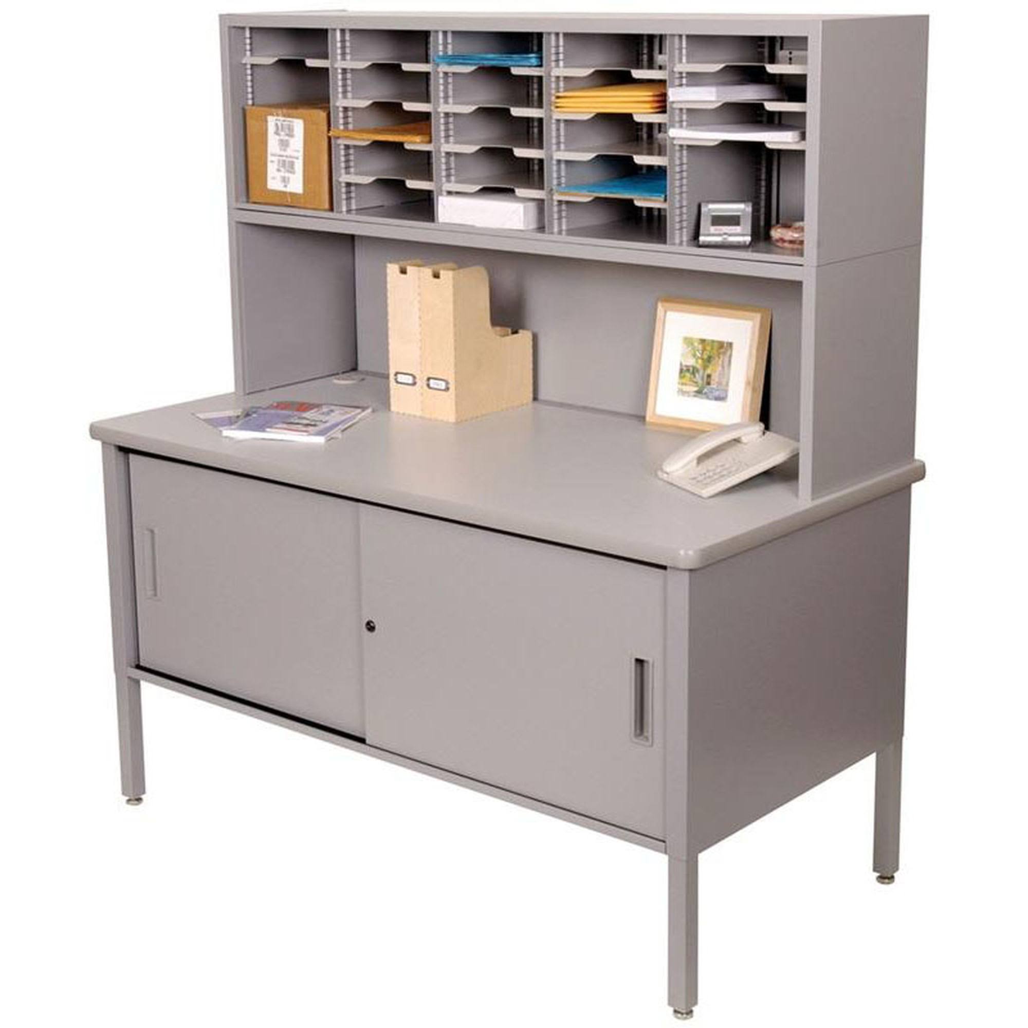 25 Adjustable Slot Literature Organizer with Riser and by