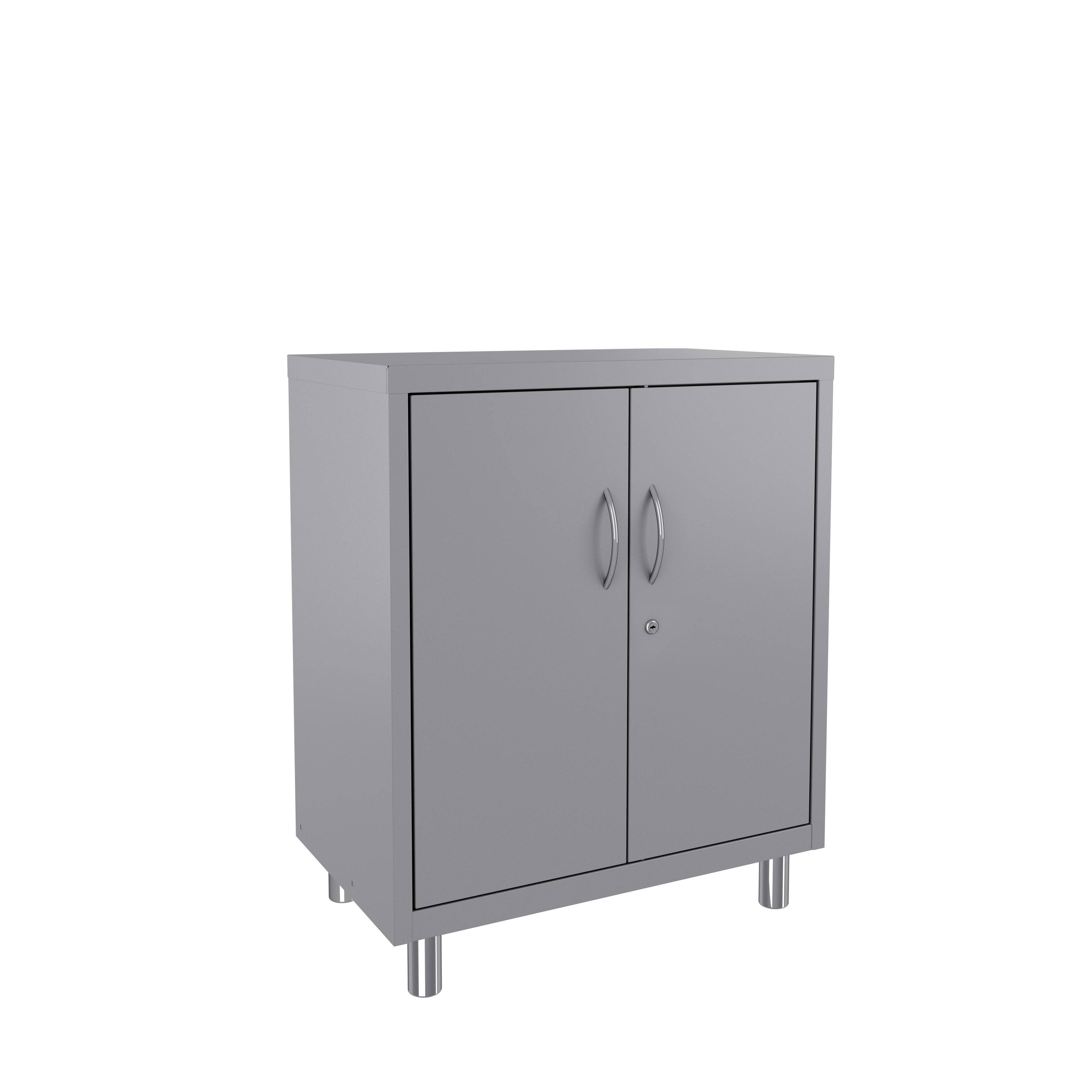 Space Solutions Huxley Storage 36x30x18 Platinum Silver