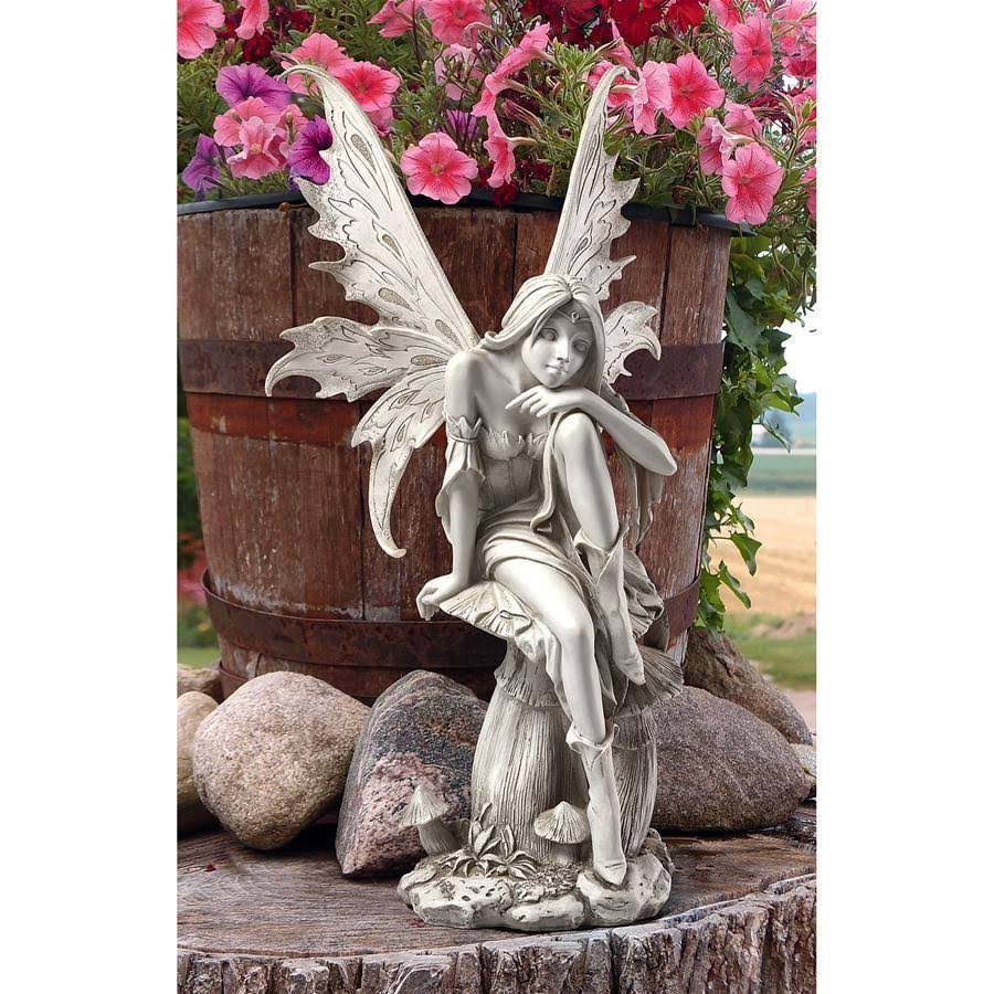 Design Toscano Fairy Of Hopes And Dreams Garden Statue By Artist Cecelia