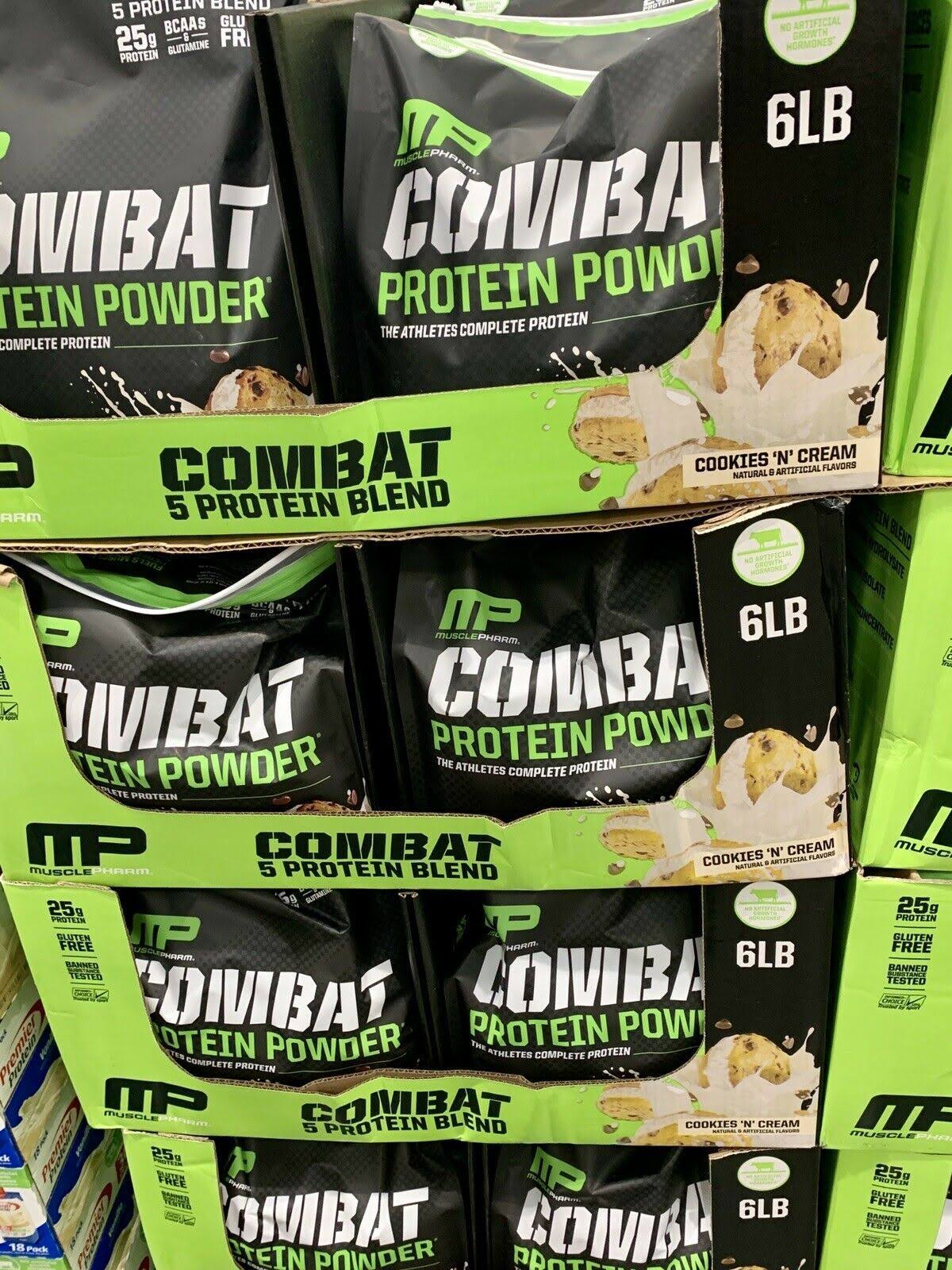 Combat Protein Powder 6 lbs Cookies Cream