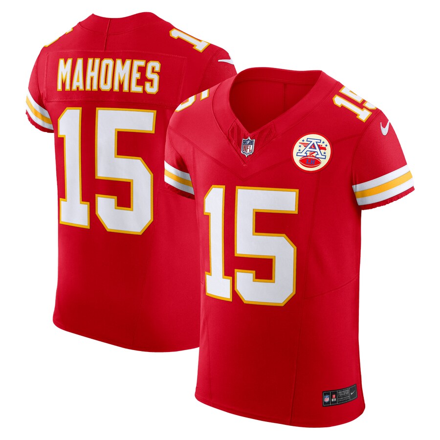 Men's Kansas City Chiefs Patrick Mahomes Red Vapor F.U.S.E. Elite ...