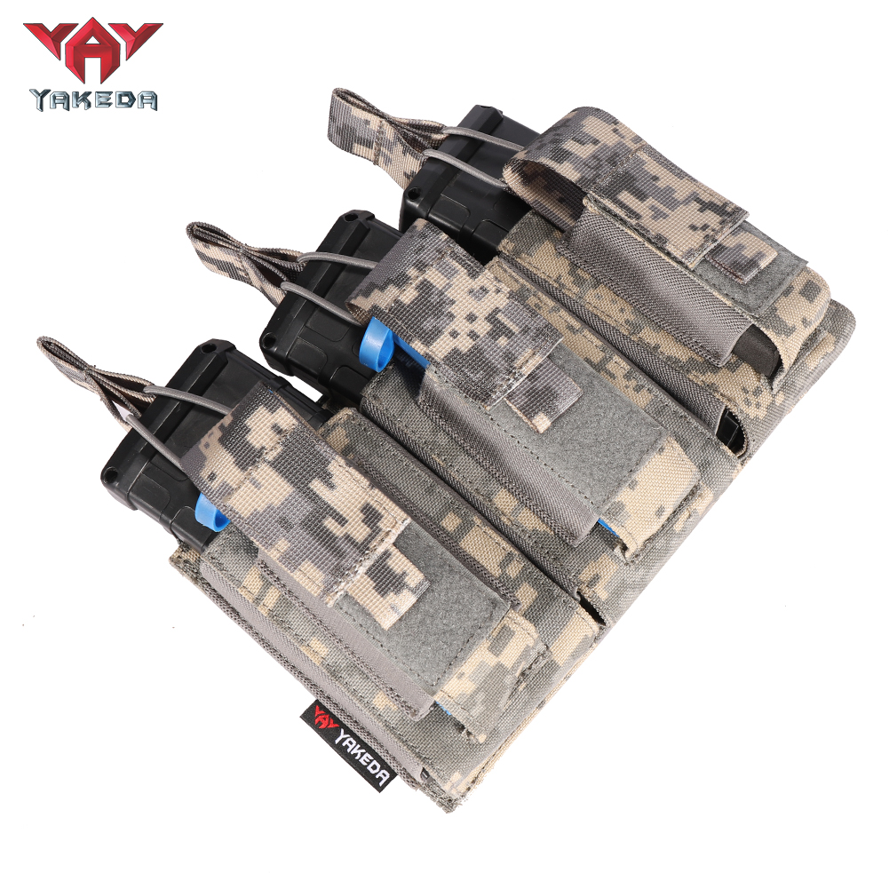 TL-806 Tactical Triple Magazine Nylon 1000D Multi-Purpose molle System Wearable Belt Accessory Pouch - ForcesArmy