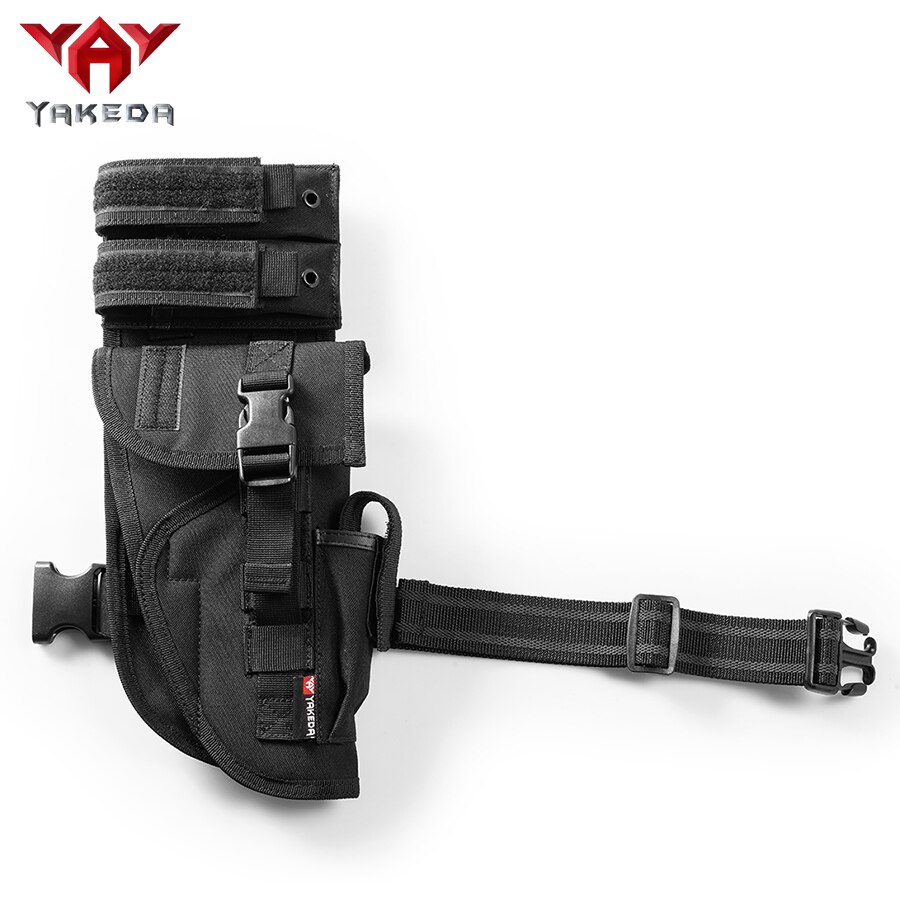 KF-070 Yakeda Universal Tactical Leg Holster With Magazine Pouch Fully Adjustable And Removable - ForcesArmy