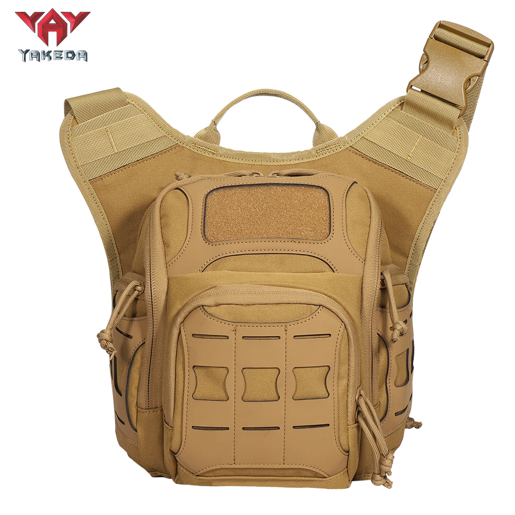 Outdoor Tactical Chest Bag, Men'S Multi-Functional Military Camouflage Cycling Cross-Body Bag, One-Shoulder Backpack - ForcesArmy