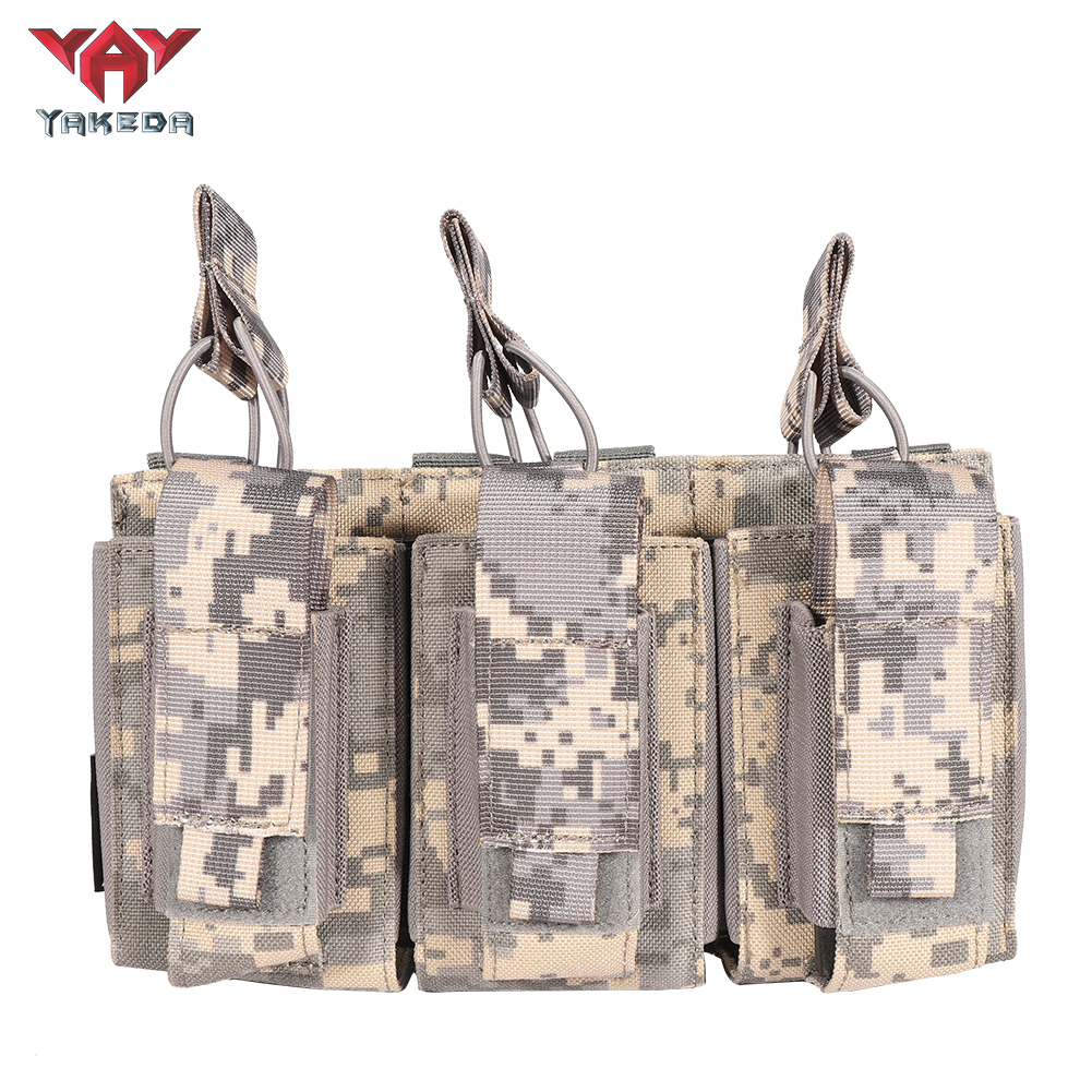 TL-806 Tactical Triple Magazine Nylon 1000D Multi-Purpose molle System Wearable Belt Accessory Pouch - ForcesArmy