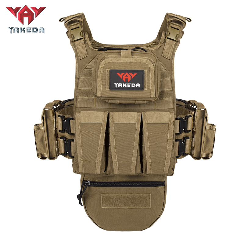 VT-8334 YAKEDA MOLLE Outdoor Chaleco Tactico Plate Carrier Tactical Vest - ForcesArmy
