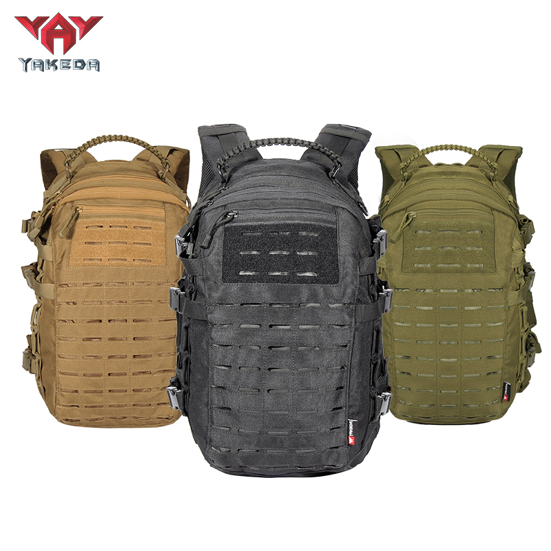 BK-2236 YAKEDA new design polyester laser molle bag hiking softback back pack military tactico molle backpack - ForcesArmy