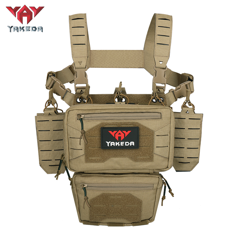 YKD-088 YAKEDA New Fashion Crossbody Harness Vest Conceal Tactical Chest Rig - ForcesArmy