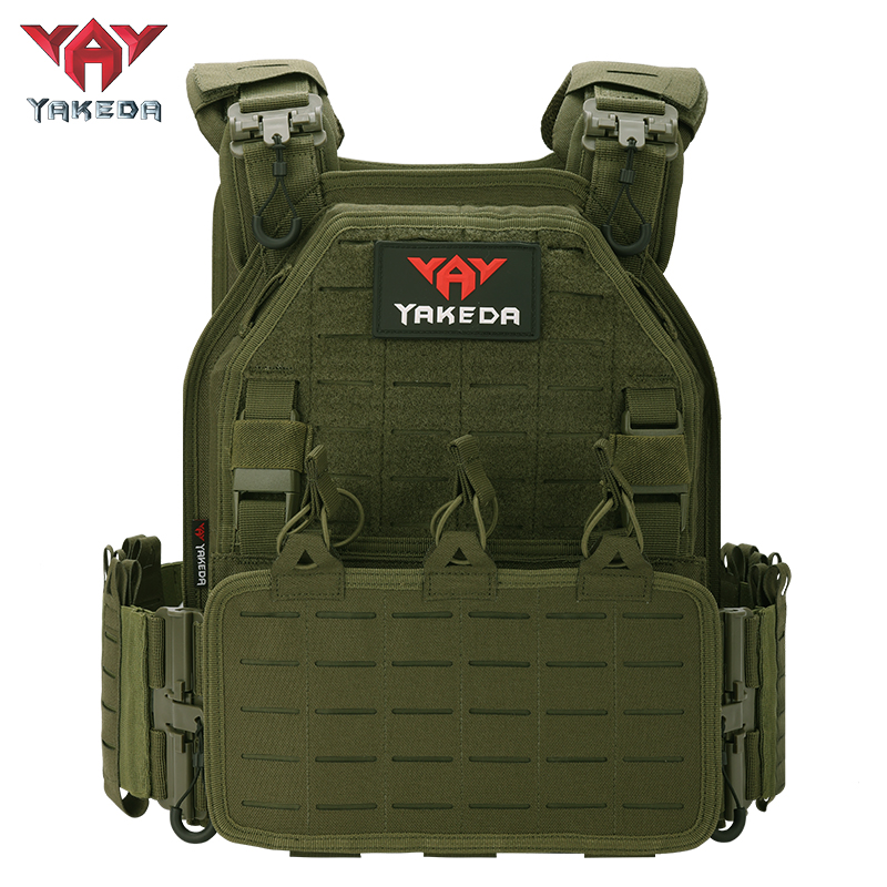 VT-6094A YAKEDA 1000D Nylon Tactical Gear Military Airsoft CS Game Hunting MOEEL Army Laser Cut Vest - ForcesArmy