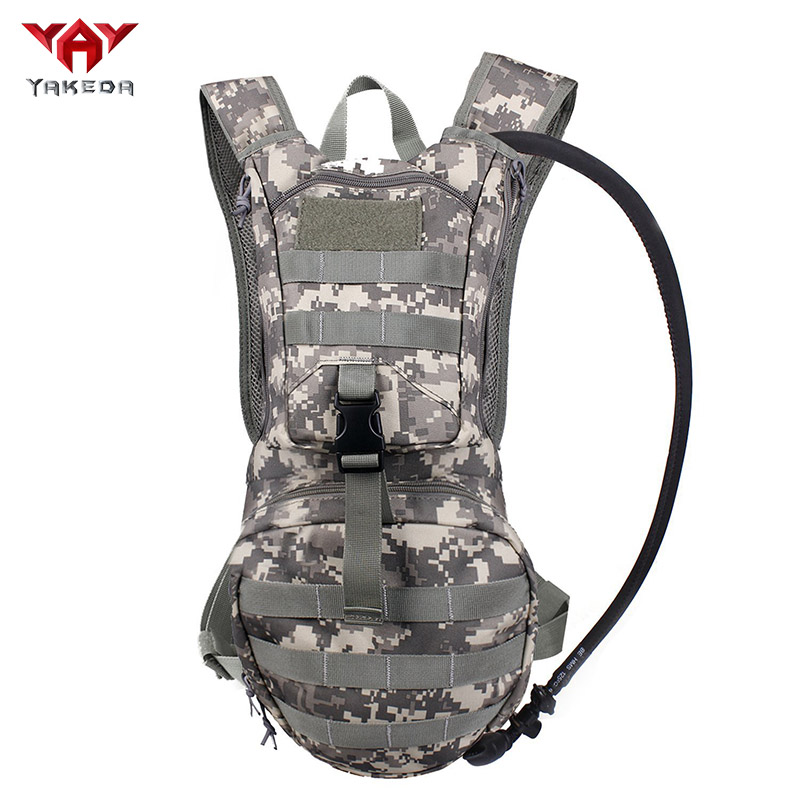 KF-064 YAKEDA Tactical Hydration Pack Backpack 900D with 2.5L TPU Water Bladder for Mountain Biking, Hiking, Running,Hunting, Walking and Climbing - ForcesArmy