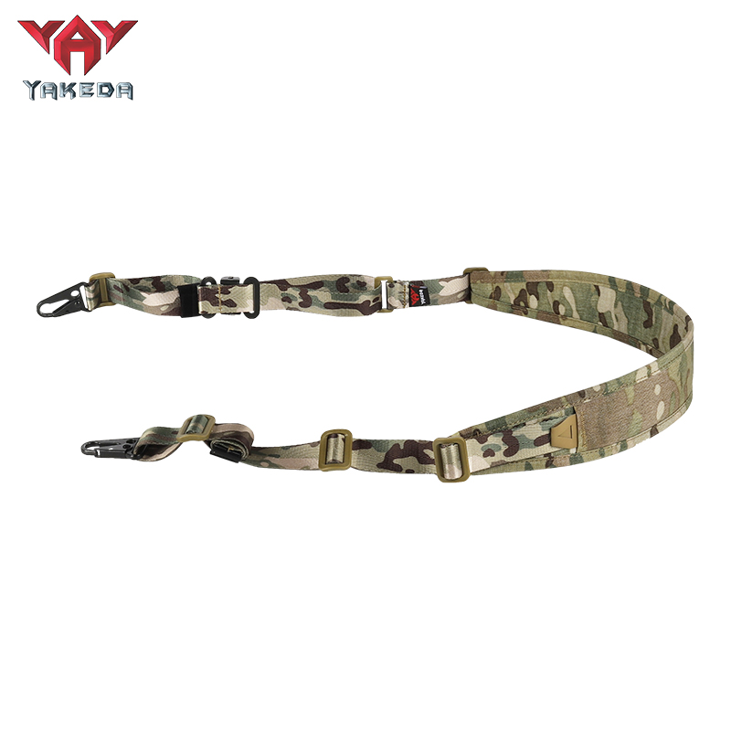 Yakeda 500D Nylon Tactical Belt Single Straps Nylon Sling Webbbing Sling Bungee Strap Hunting Accessories Tactical Sling - ForcesArmy