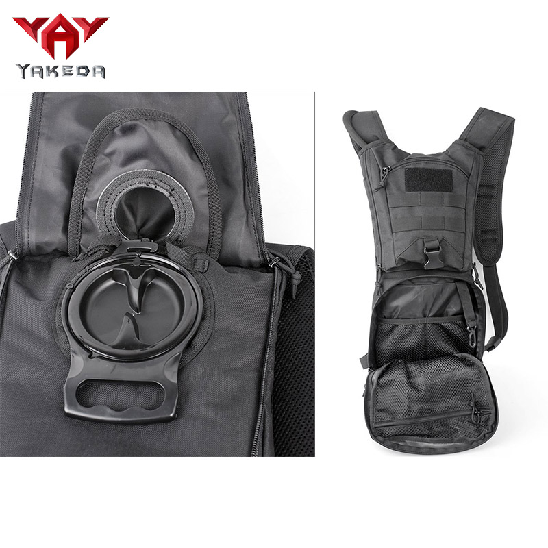 KF-064 YAKEDA Tactical Hydration Pack Backpack 900D with 2.5L TPU Water Bladder for Mountain Biking, Hiking, Running,Hunting, Walking and Climbing - ForcesArmy