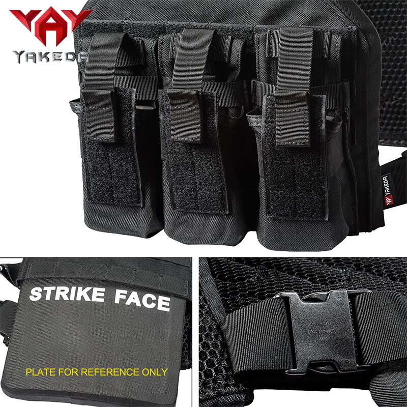 VT-1099 YAKEDA Military Vest Tactical Plate Carrier Rapid Assault Vest - ForcesArmy