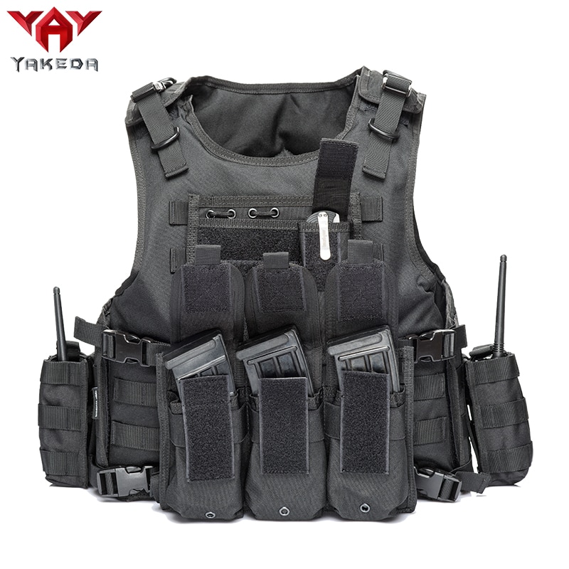 VT-322 YAKEDA Military Tactical Vest Camouflage Body Armor Sports Wear Hunting Vest Army Molle police bulletproof Vest - ForcesArmy