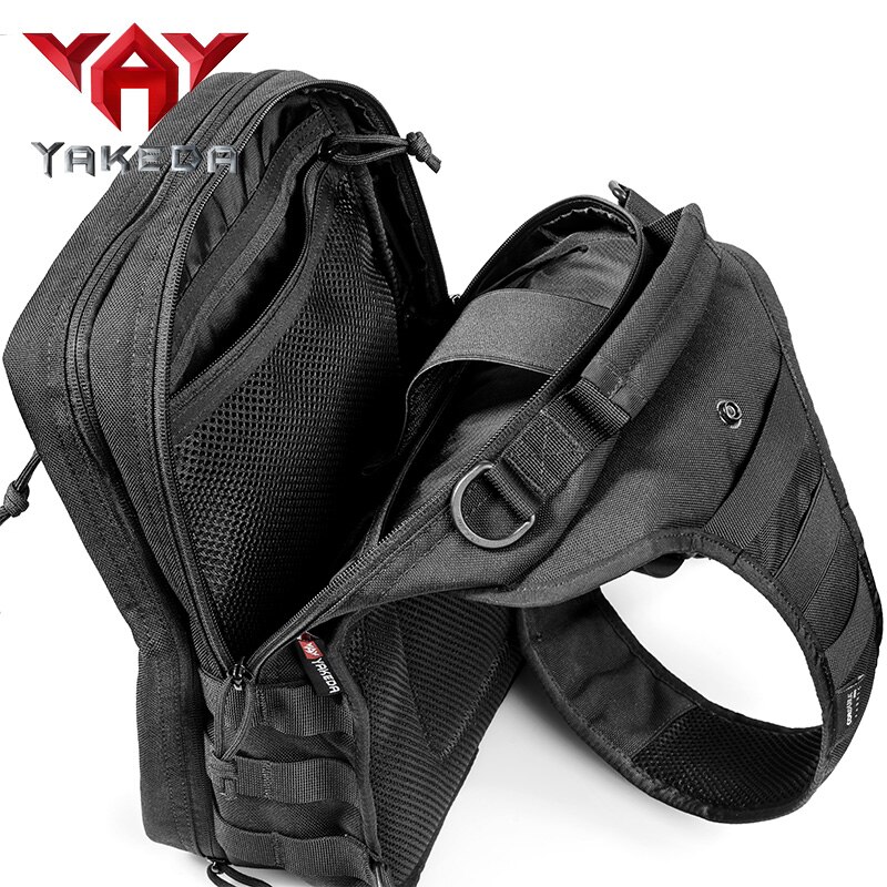Kf-088 Yakeda Nylon Tactical Sling Bag Cross Body Gun Backpack Design For Handgun Move Quickly - ForcesArmy