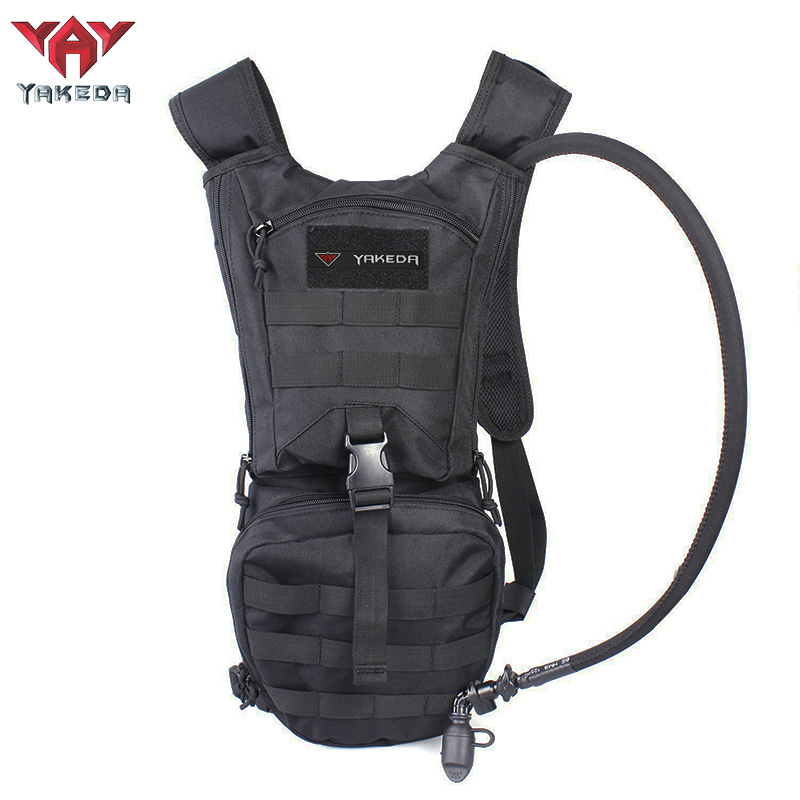 KF-064 YAKEDA Tactical Hydration Pack Backpack 900D with 2.5L TPU Water Bladder for Mountain Biking, Hiking, Running,Hunting, Walking and Climbing - ForcesArmy