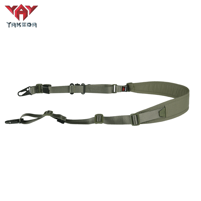 Yakeda 500D Nylon Tactical Belt Single Straps Nylon Sling Webbbing Sling Bungee Strap Hunting Accessories Tactical Sling - ForcesArmy