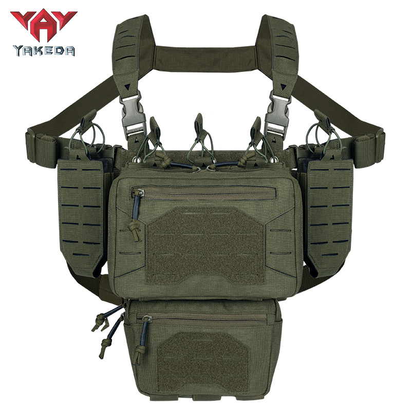 YKD-088 YAKEDA New Fashion Crossbody Harness Vest Conceal Tactical Chest Rig - ForcesArmy