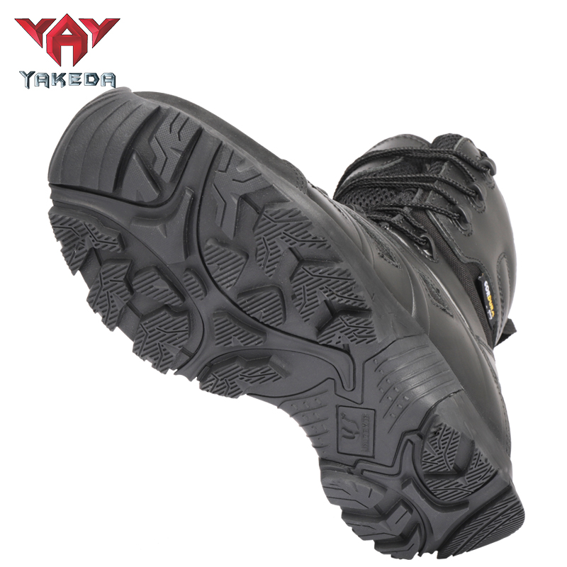 Bt-3010 Yakeda Outdoor Hiking Booots Side Zipper Shoes Combat Military Leather Army Tactical Boots - ForcesArmy