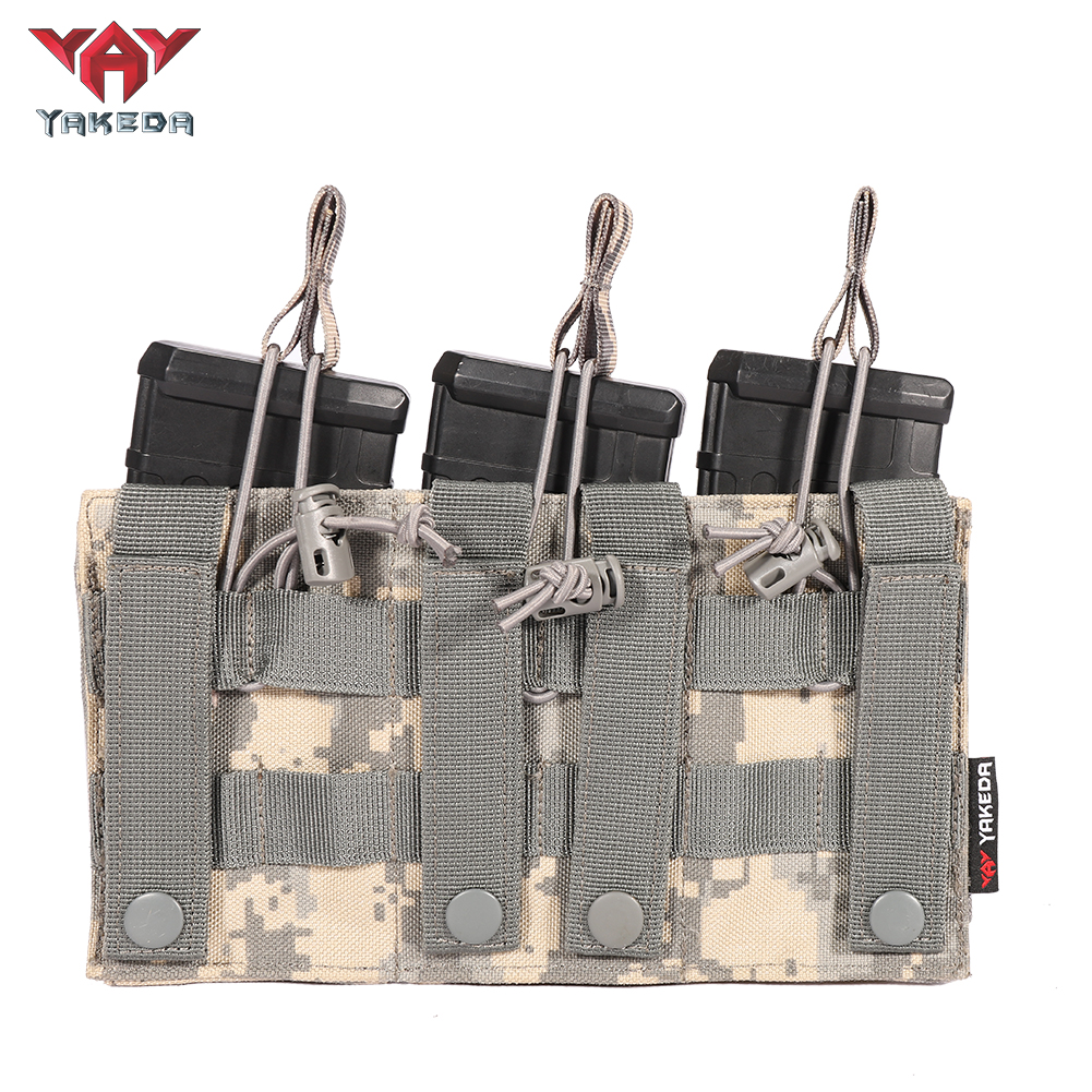 TL-806 Tactical Triple Magazine Nylon 1000D Multi-Purpose molle System Wearable Belt Accessory Pouch - ForcesArmy