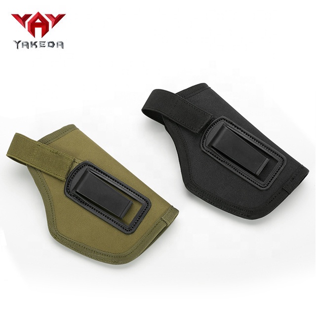 Yakeda CS Durable Pistol Tactical Concealed Carry Hand Gun Clip Holster Pouch for Outdoor Hunting - ForcesArmy