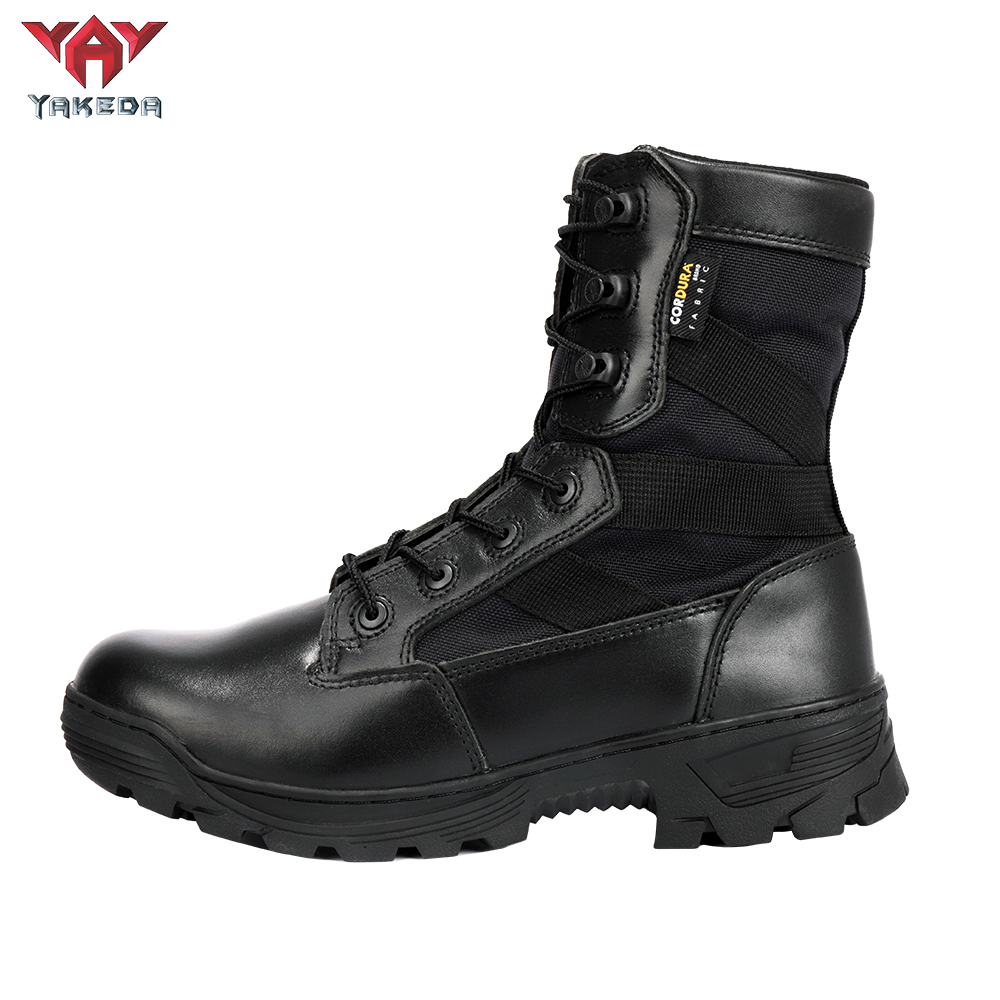BT-3011 Yakeda Men's Genuine Leather shoes Wear-resistant Climbing Trekking Outdoor Hiking Boots Tactical - ForcesArmy
