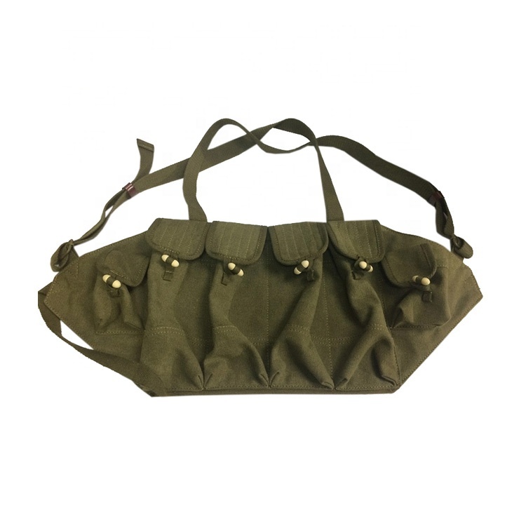 ON SALE YAKEDA cotton canvas molle Military equipment combat Surplus ammo magazine pouch AK chest rig - ForcesArmy