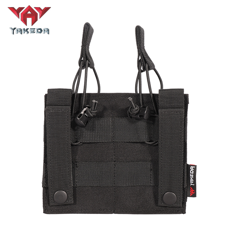 TL-807 Yakeda Nylon Molle Double Pistol Mag Pouch Other Police Hunting Military AK Mag Holder Tactical - ForcesArmy